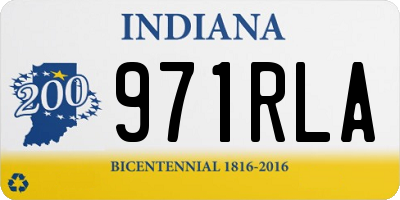 IN license plate 971RLA