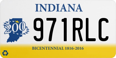 IN license plate 971RLC