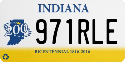 IN license plate 971RLE