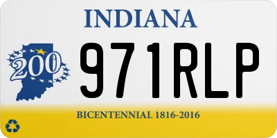 IN license plate 971RLP