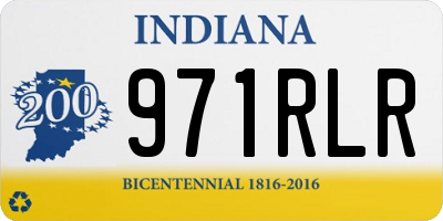 IN license plate 971RLR