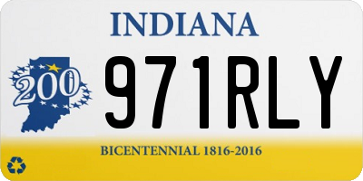 IN license plate 971RLY