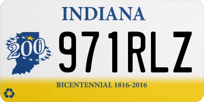 IN license plate 971RLZ
