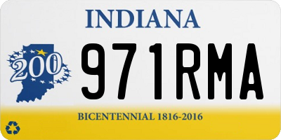 IN license plate 971RMA