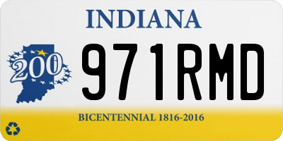 IN license plate 971RMD