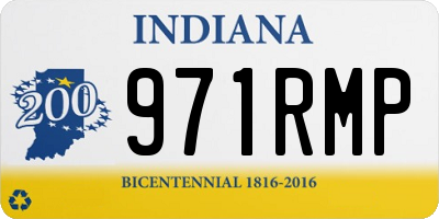 IN license plate 971RMP