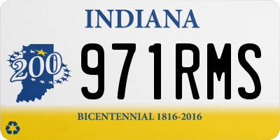 IN license plate 971RMS