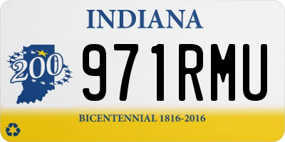 IN license plate 971RMU