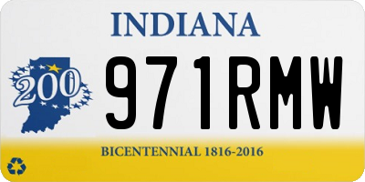 IN license plate 971RMW