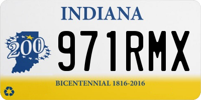 IN license plate 971RMX