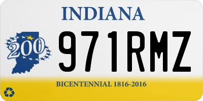 IN license plate 971RMZ