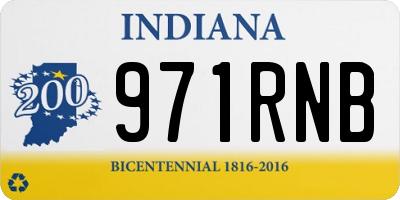 IN license plate 971RNB