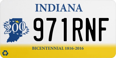IN license plate 971RNF