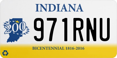 IN license plate 971RNU