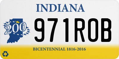 IN license plate 971ROB