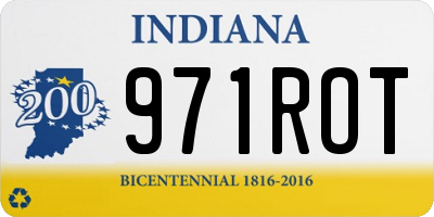 IN license plate 971ROT
