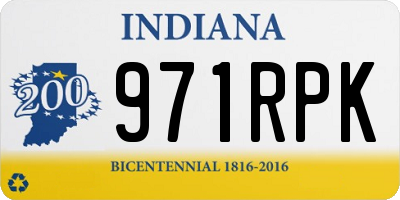 IN license plate 971RPK