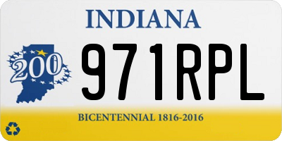 IN license plate 971RPL