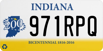 IN license plate 971RPQ