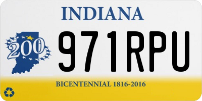 IN license plate 971RPU