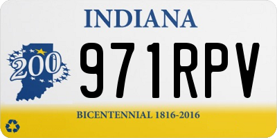 IN license plate 971RPV