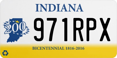 IN license plate 971RPX