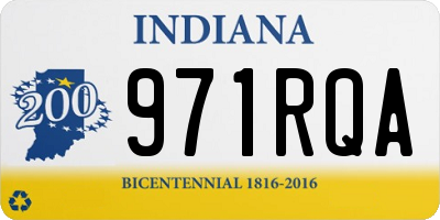 IN license plate 971RQA