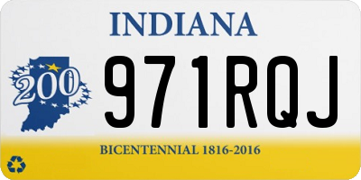 IN license plate 971RQJ
