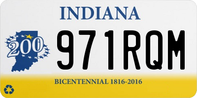 IN license plate 971RQM