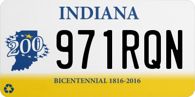 IN license plate 971RQN