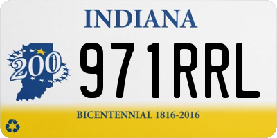 IN license plate 971RRL