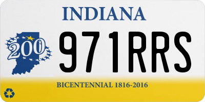 IN license plate 971RRS