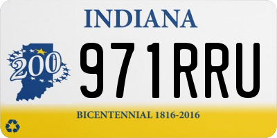 IN license plate 971RRU