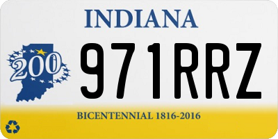IN license plate 971RRZ