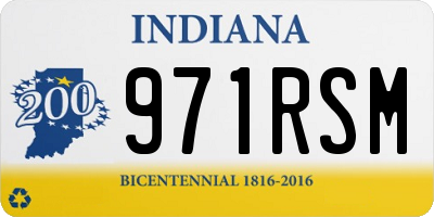 IN license plate 971RSM