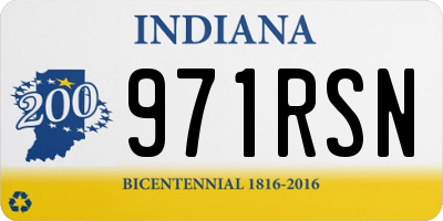 IN license plate 971RSN