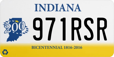 IN license plate 971RSR