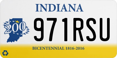 IN license plate 971RSU
