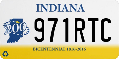 IN license plate 971RTC