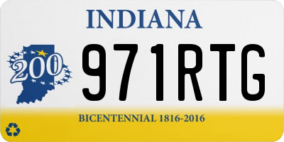 IN license plate 971RTG