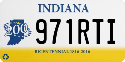 IN license plate 971RTI