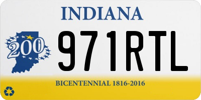 IN license plate 971RTL