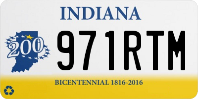 IN license plate 971RTM
