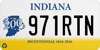 IN license plate 971RTN