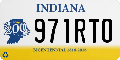 IN license plate 971RTO
