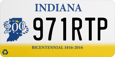 IN license plate 971RTP