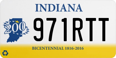 IN license plate 971RTT
