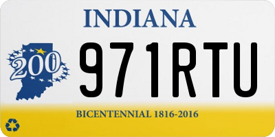 IN license plate 971RTU