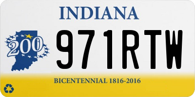 IN license plate 971RTW