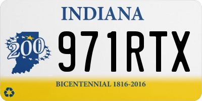 IN license plate 971RTX